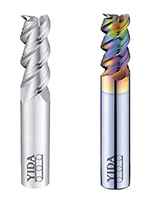 3 Flutes Square End Mill for Soft Metal