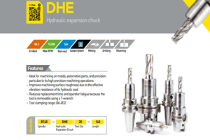 DHE-Hydraulic expansion chuck BT40-DHE20-90